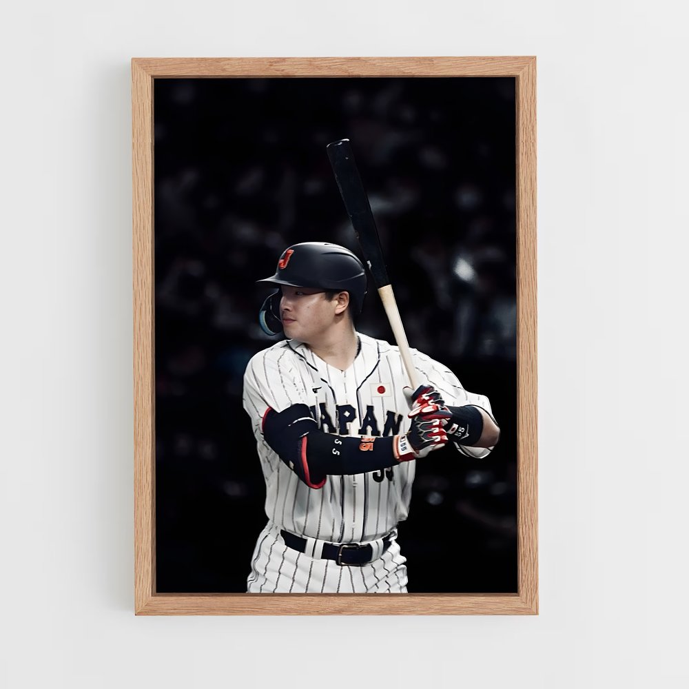 Poster Munetaka de murakami – affiche Baseball (vue 4)